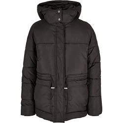 Urban Classics Damen Ladies Waisted Puffer Jacket Jacke, Schwarz, 3XL EU von Urban Classics