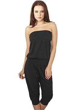 Urban Classics Damen Overall Jumpsuit Ladies Shoulderfree Capri XS Blk von Urban Classics