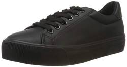 Urban Classics Damen Plateau Sneaker, Schwarz, 38 EU von Urban Classics