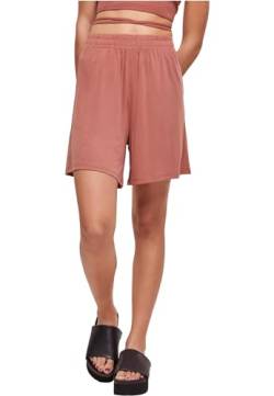 Urban Classics Damen TB4362-Ladies Modal Shorts, Terracotta, XS von Urban Classics