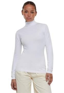 Urban Classics Damen TB6115-Ladies Knitted Turtleneck Sweater Sweatshirt, White, M von Urban Classics