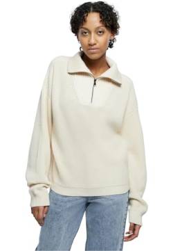 Urban Classics Damen Sweatshirt Ladies Oversized Knit Troyer Sand L von Urban Classics