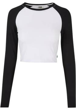 Urban Classics Damen T-Shirt White/Black 3XL von Urban Classics