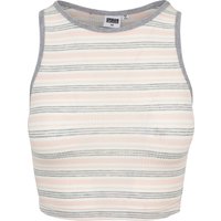 Urban Classics Damen Top Rib Stripe Cropped von Urban Classics