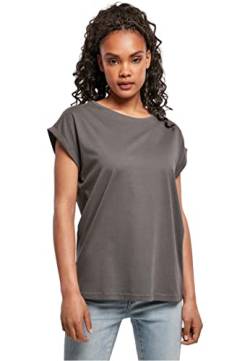 Urban Classics Damen Urban Classics Dames Extended Shoulder Tee T Shirt, Darkshadow, M EU von Urban Classics