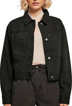 Urban Classics Damen Women's Boxy Worker Jacket Jacke, Schwarz, S EU von Urban Classics