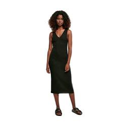 Urban Classics Damen Women's Midi Sleeveless Rib Dress Kleid, Schwarz, S EU von Urban Classics