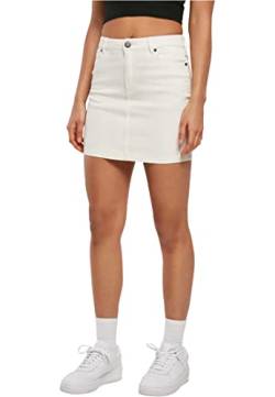 Urban Classics Damen Women's Organic Stretch Denim Mini Skirt Rock, Offwhite Raw, 32 EU von Urban Classics