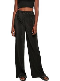 Urban Classics Damen Women's Pleated Pants Hose, Schwarz, S EU von Urban Classics