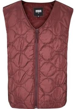 Urban Classics Damen TB5902-Zipped Gilet Weste, Cherry, L von Urban Classics