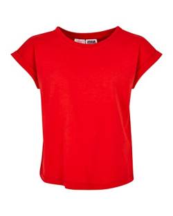 Urban Classics Girl's Girls Organic Extrended Shoulder Tee T-Shirt, hugered, 110/116 von Urban Classics