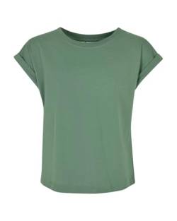 Urban Classics Girl's Girls Organic Extrended Shoulder Tee T-Shirt, salvia, 110/116 von Urban Classics