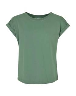 Urban Classics Girl's Girls Organic Extrended Shoulder Tee T-Shirt, salvia, 146/152 von Urban Classics