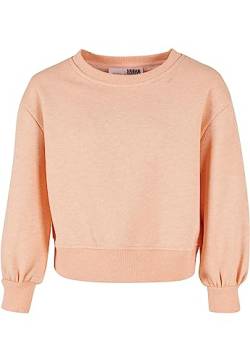 Urban Classics Girl's Girls Oversized Color Crewneck Sweatshirt, Papaya Melange, 122/128 von Urban Classics