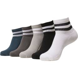 Urban Classics - Half Cuff Sportsocken 5er Pack von Urban Classics