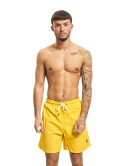 Urban Classics Herren Badehose Block Swim Shorts chrome yellow M von Urban Classics