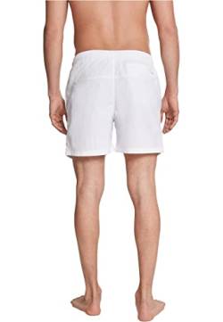 Urban Classics Herren Badehose Block Swim Shorts white L von Urban Classics