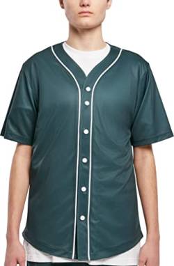 Urban Classics Herren Baseball Mesh Jersey T-Shirt, bottlegreen/white, XL von Urban Classics
