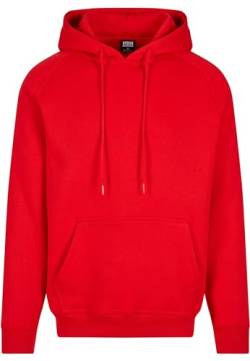 Urban Classics Herren Blank Hoody Kapuzenpullover, Rot, 3XL von Urban Classics