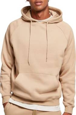 Urban Classics Herren Blank Hoody Kapuzenpullover, unionbeige, 5XL von Urban Classics