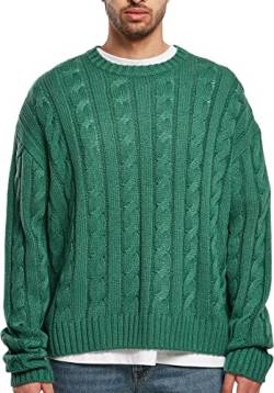 Urban Classics Herren Boxy Sweater Sweatshirt, green, L von Urban Classics