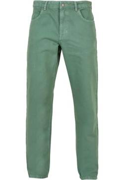 Urban Classics Herren Colored Loose Fit Jeans Hose, Leaf, 36 von Urban Classics