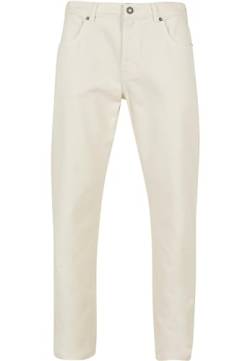 Urban Classics Herren Colored Loose Fit Jeans Hose, Whitesand, 40 von Urban Classics