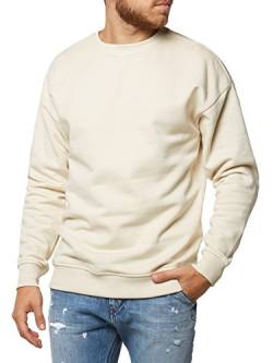 Urban Classics Herren Crewneck Sweatshirt, Off-white (Sand 208), M EU von Urban Classics