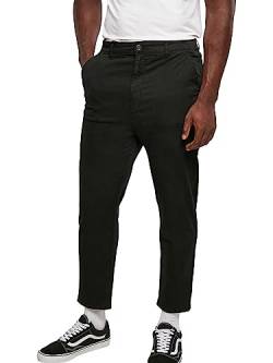 Urban Classics Herren Cropped Chino Pants Hose, Black, 34 von Urban Classics