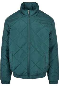 Urban Classics Herren Diamond Quilted Short Jacket Jacke, Green, XXL von Urban Classics