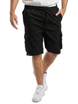 Urban Classics Herren Double Pocket Cargo Shorts, Black, 4XL von Urban Classics