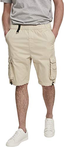 Urban Classics Herren Double Pocket Cargo Shorts, Concrete, L von Urban Classics