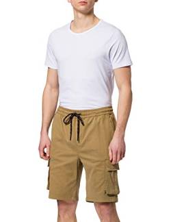 Urban Classics Herren Drawstring Cargo Shorts Cargos, darksand, L von Urban Classics