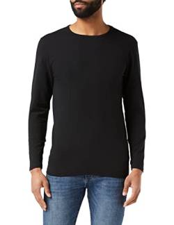 Urban Classics Herren Fitted Stretch L/S Tee Langarmshirt, Schwarz (Black 00007), L von Urban Classics