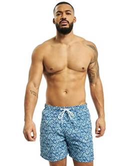 Urban Classics Herren TB3527-Floral Swim Shorts Badehose, Navy, S von Urban Classics