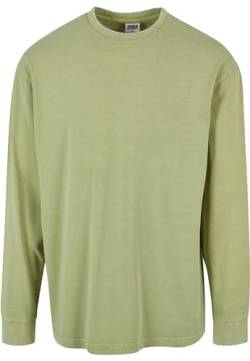 Urban Classics Herren Heavy Boxy Acid Wash Longsleeve T-Shirt, Vintagegreen, 56 von Urban Classics