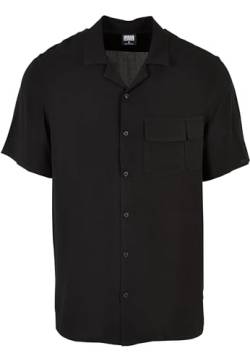 Urban Classics Herren Hemd Viscose Camp Shirt Black M von Urban Classics
