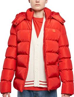 Urban Classics Herren Hooded Puffer Jacket with Quilted Interior Jacke, hugered, 3XL von Urban Classics