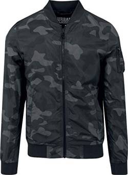 Urban Classics Herren Light Camo Jacket Bomber Jacke, Mehrfarbig (Darkcamo 707), M EU von Urban Classics