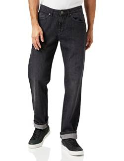 Urban Classics Herren Loose Fit Jeans Hose, Real Black Washed, 34W 34L EU von Urban Classics