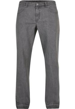 Urban Classics Herren Open Edge Loose Fit Jeans Hose, Midgrey, 36 von Urban Classics