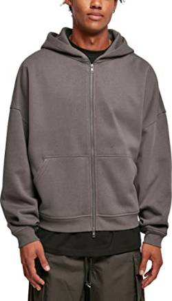 Urban Classics Herren Organic 90's Zip Hoody Kapuzenpullover, darkshadow, S von Urban Classics