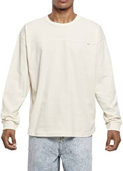 Urban Classics Herren Organic Cotton Short Curved Oversized LS T-Shirt, whitesand, 5XL von Urban Classics