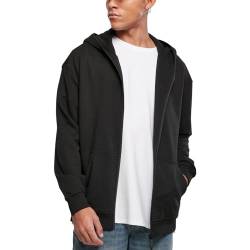 Urban Classics Herren Organic Full Zip Hoodie Kapuzenpullover, Schwarz, L von Urban Classics