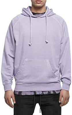 Urban Classics Herren Overdyed Hoody Kapuzenpullover, lavender, 3XL von Urban Classics