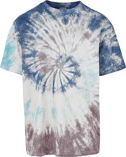 Urban Classics Herren Oversize Tie Dye Tee T-Shirt, Old White, L von Urban Classics