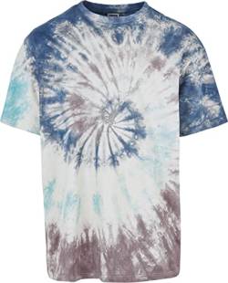 Urban Classics Herren Oversize Tie Dye Tee T-Shirt, Old White, M von Urban Classics