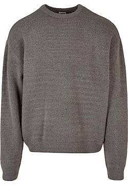 Urban Classics Herren Oversized Chunky Sweater Sweatshirt, Asphalt, 5XL von Urban Classics