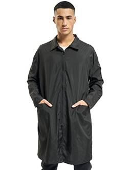 Urban Classics Herren Oversized Coat Mantel, Schwarz (Black 00007), Large (Herstellergröße: L) von Urban Classics