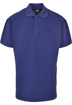 Urban Classics Herren Oversized Polo Polohemd, bluelight, S von Urban Classics